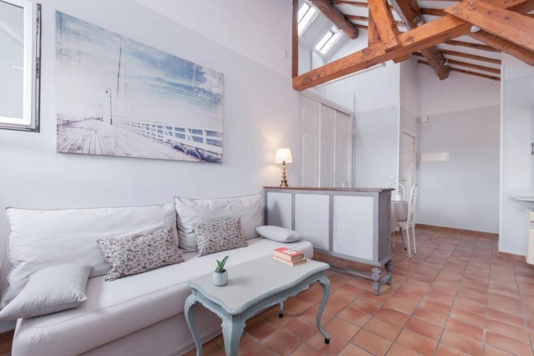 Cozy One-Bedroom Penthhouse La Latina Madrid Exteriör bild