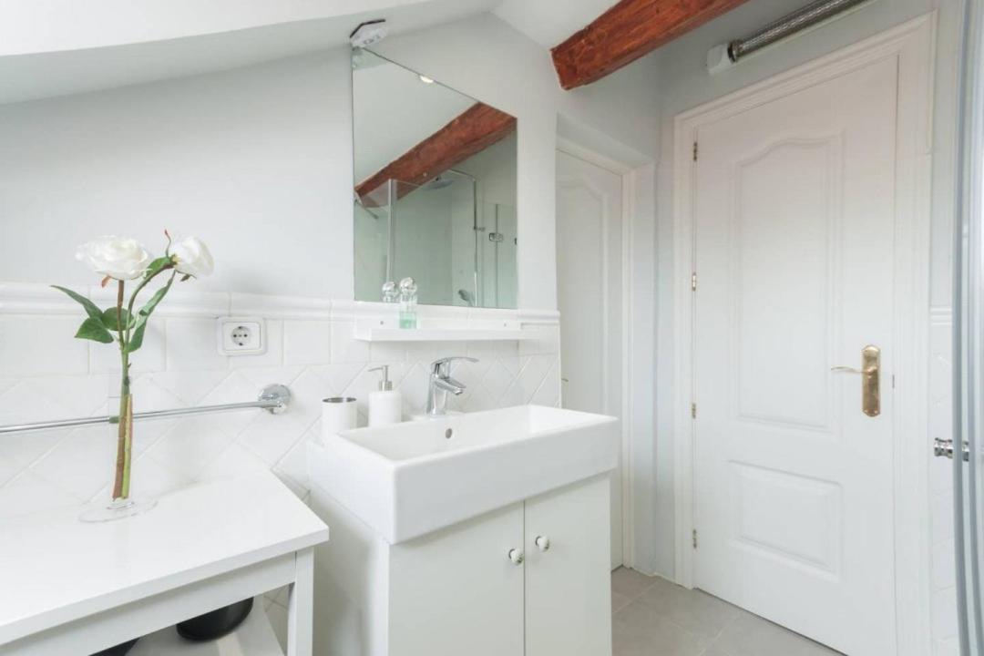 Cozy One-Bedroom Penthhouse La Latina Madrid Exteriör bild