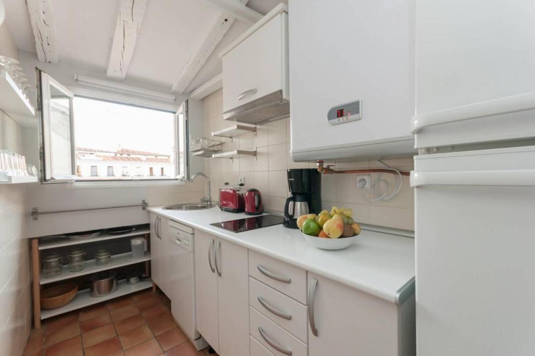 Cozy One-Bedroom Penthhouse La Latina Madrid Exteriör bild